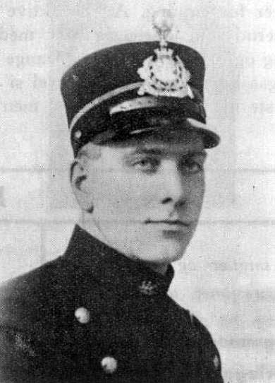 Konstabel Sverre Weinoldt. Bilde fra Norsk politiblad 1935.