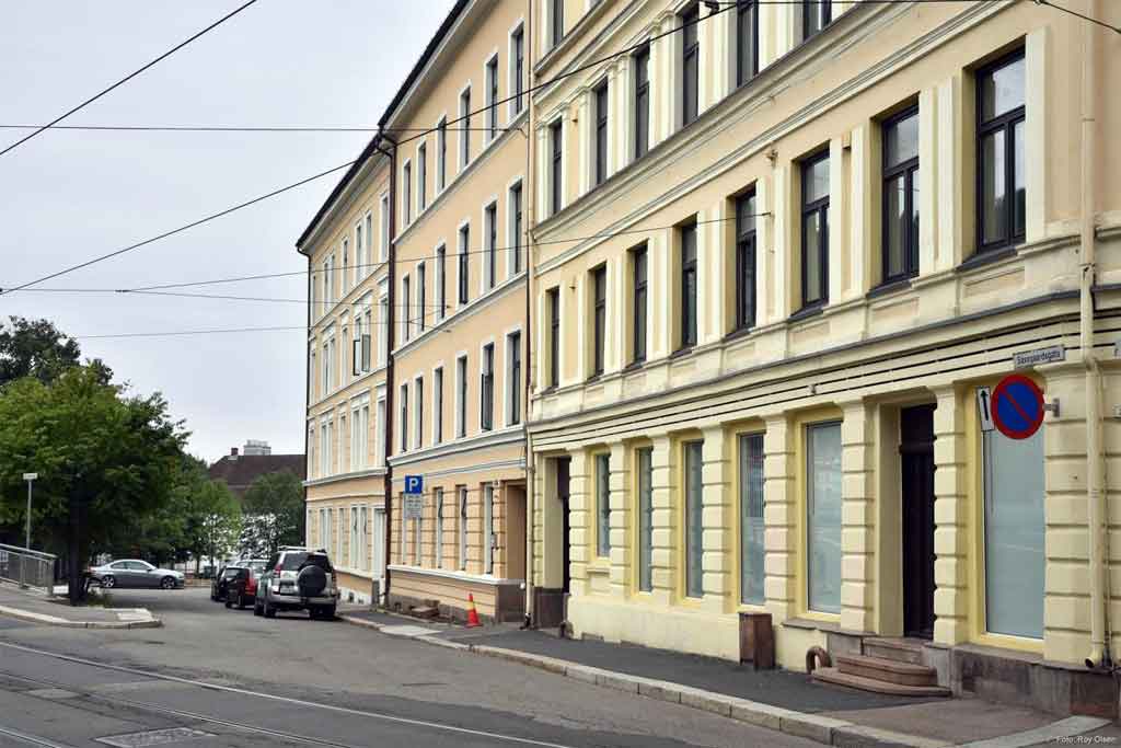 Saxegaardsgata 1 sett fra oslogate